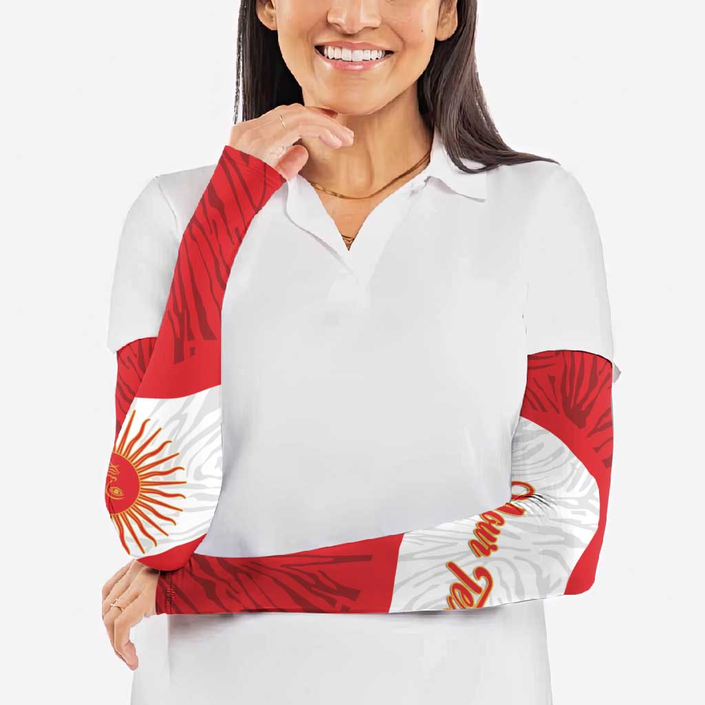 Personalized Peru Inti Arm Sleeves 1822 Flag Stylized