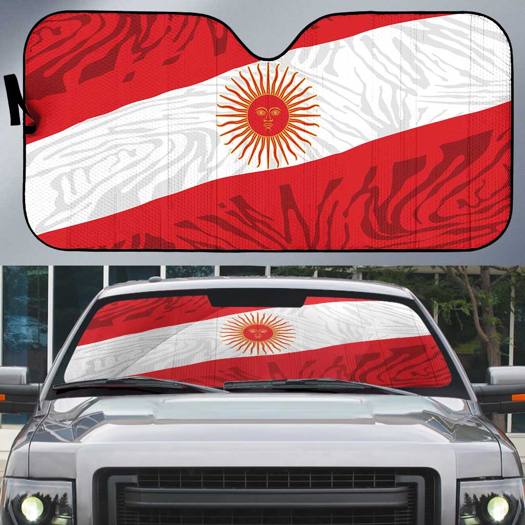 Peru Inti Auto Sun Shade 1822 Flag Stylized