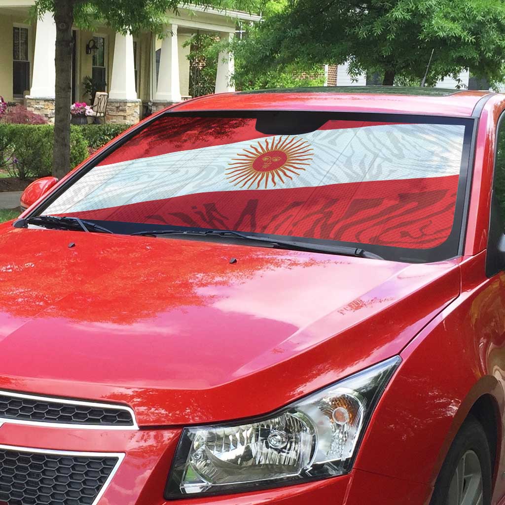 Peru Inti Auto Sun Shade 1822 Flag Stylized