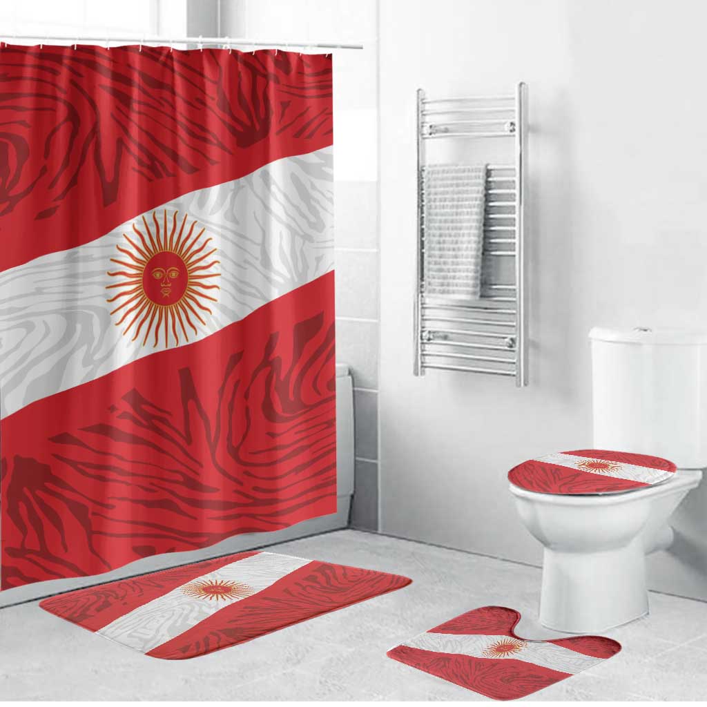 Peru Inti Bathroom Set 1822 Flag Stylized
