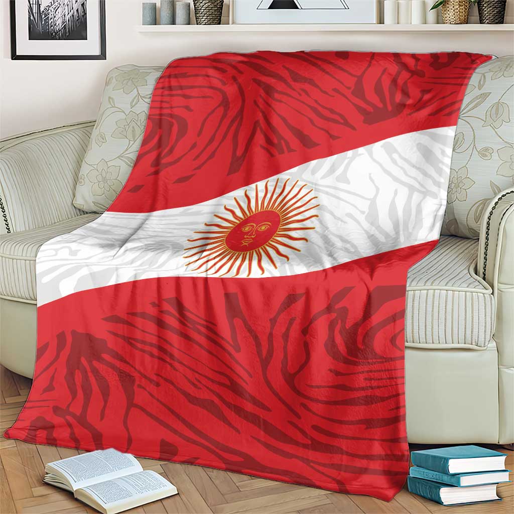 Peru Inti Blanket 1822 Flag Stylized