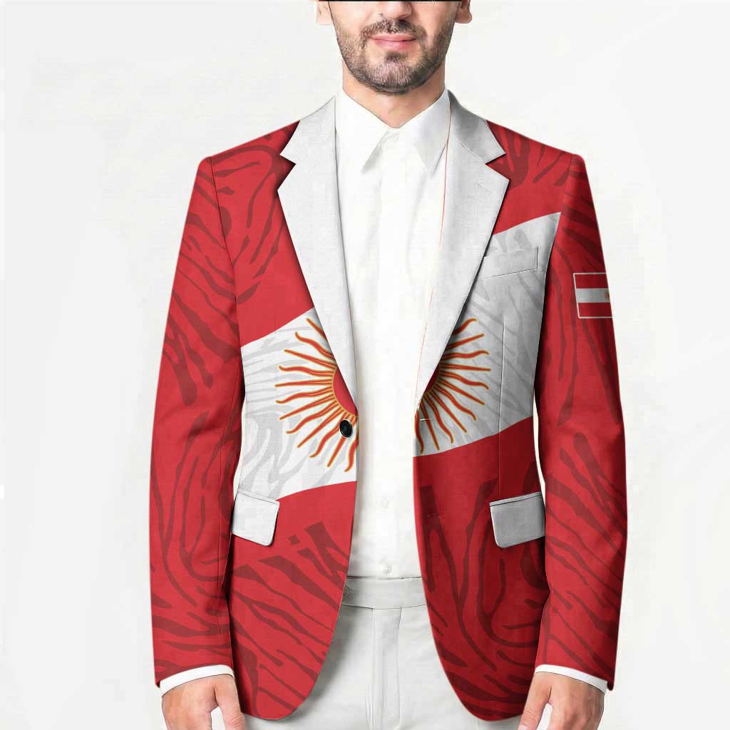 Personalized Peru Inti Blazer 1822 Flag Stylized