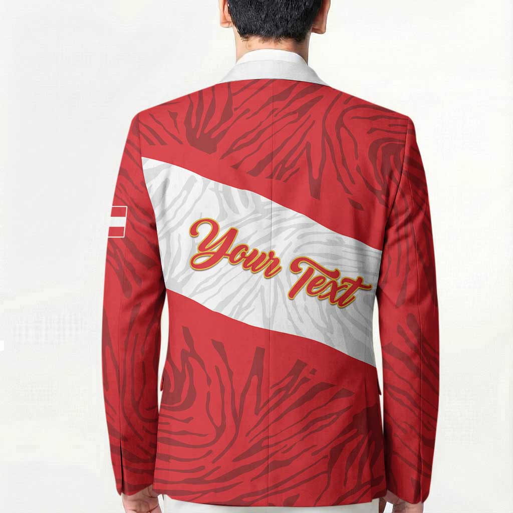 Personalized Peru Inti Blazer 1822 Flag Stylized