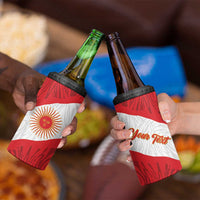 Personalized Peru Inti 4 in 1 Can Cooler Tumbler 1822 Flag Stylized