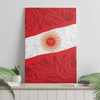 Peru Inti Canvas Wall Art 1822 Flag Stylized