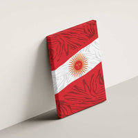 Peru Inti Canvas Wall Art 1822 Flag Stylized