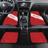 Personalized Peru Inti Car Mats 1822 Flag Stylized