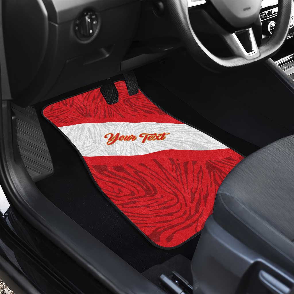Personalized Peru Inti Car Mats 1822 Flag Stylized