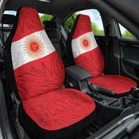 Peru Inti Car Seat Cover 1822 Flag Stylized