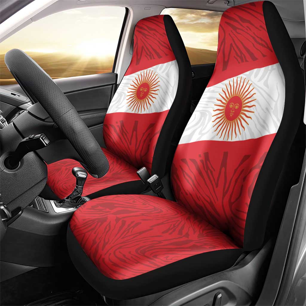 Peru Inti Car Seat Cover 1822 Flag Stylized
