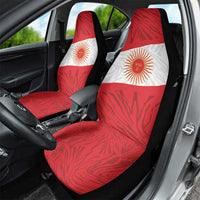 Peru Inti Car Seat Cover 1822 Flag Stylized