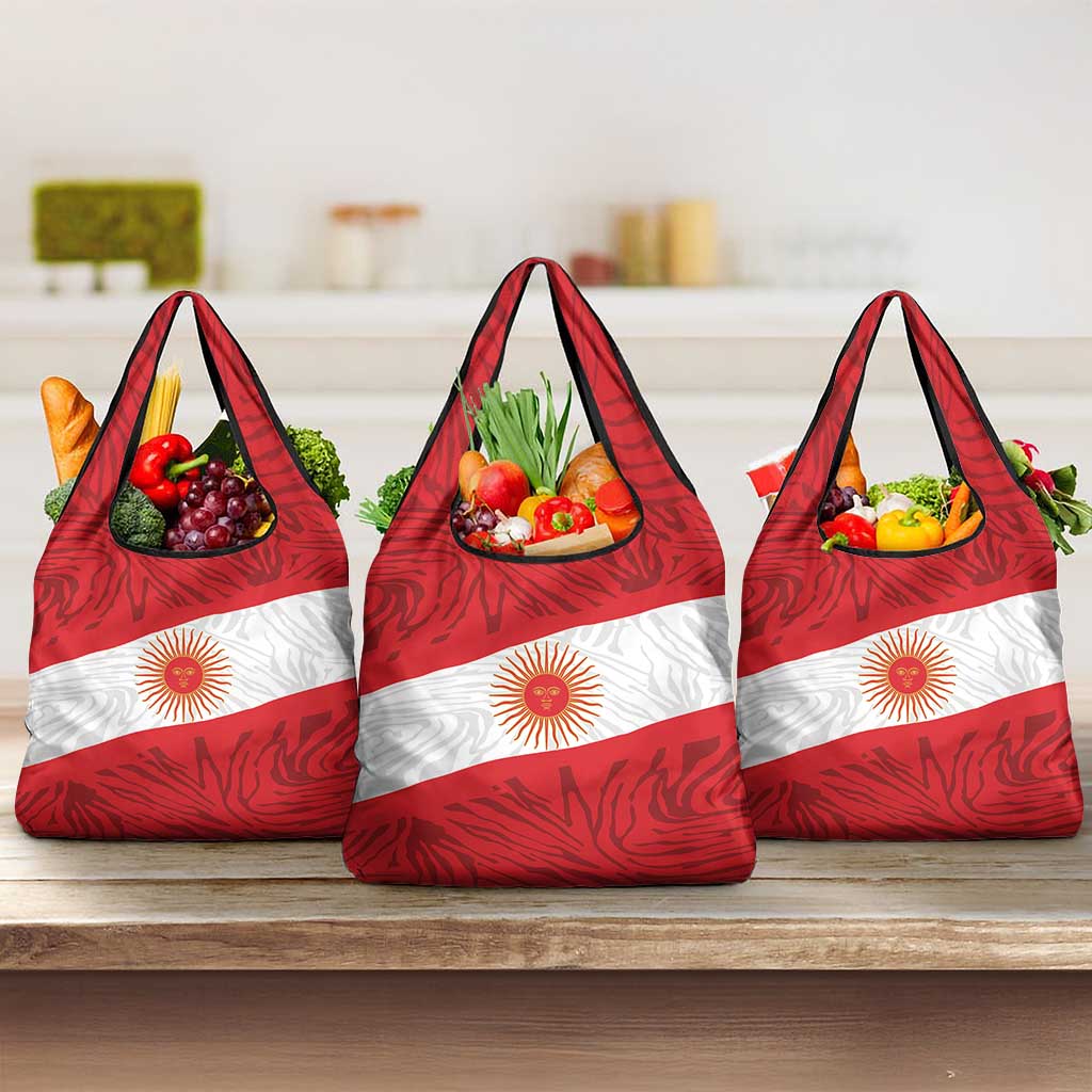 Peru Inti Grocery Bag 1822 Flag Stylized