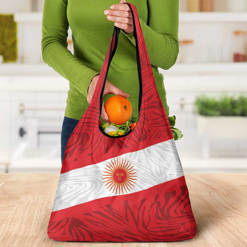 Peru Inti Grocery Bag 1822 Flag Stylized