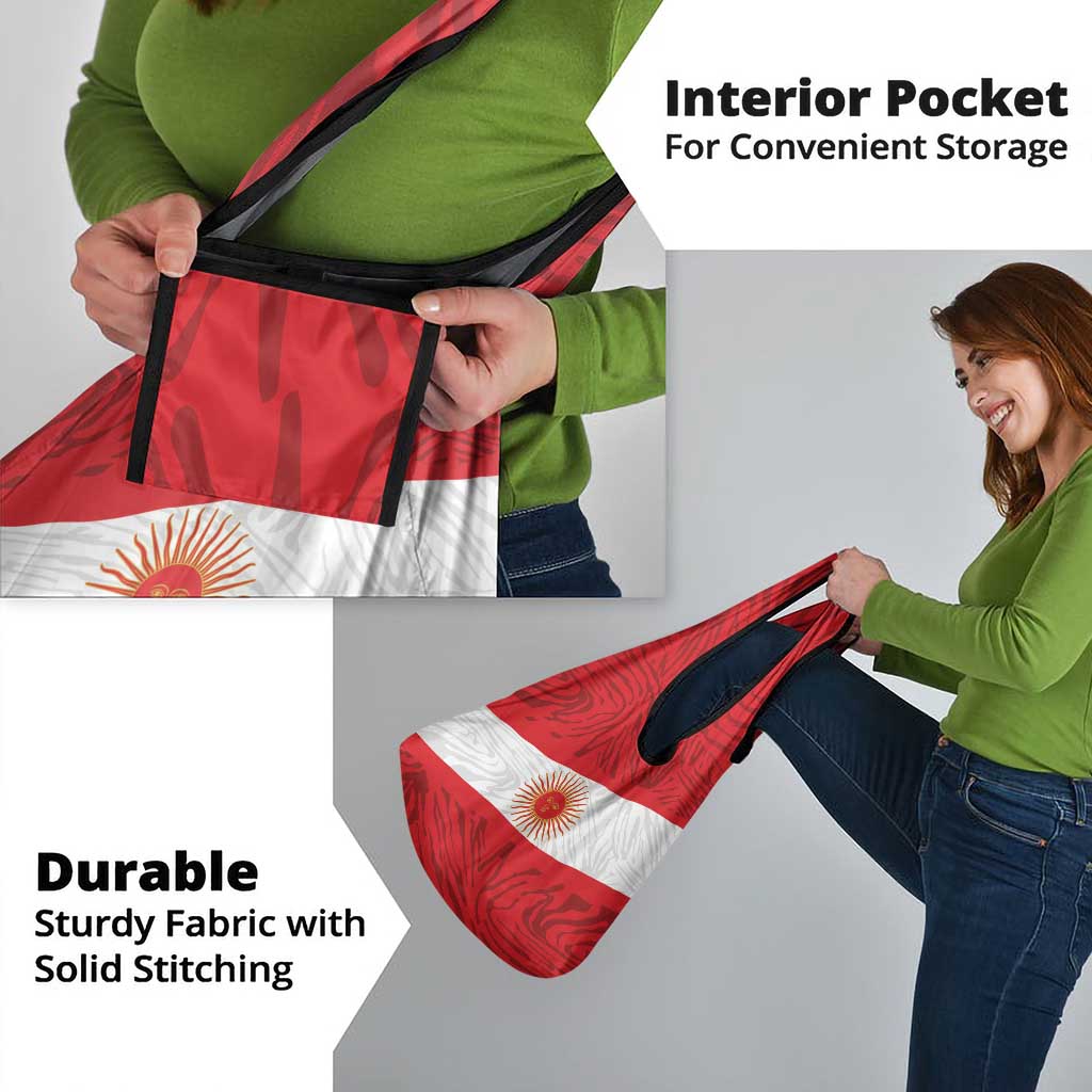 Peru Inti Grocery Bag 1822 Flag Stylized