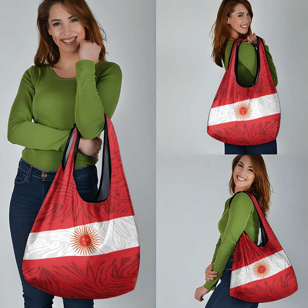 Peru Inti Grocery Bag 1822 Flag Stylized