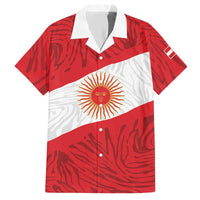 Personalized Peru Inti Hawaiian Shirt 1822 Flag Stylized