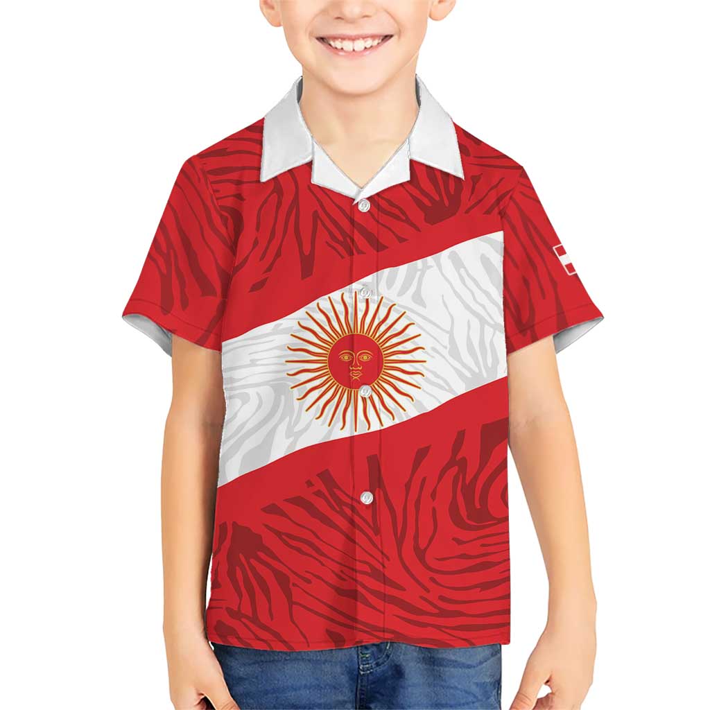 Personalized Peru Inti Hawaiian Shirt 1822 Flag Stylized