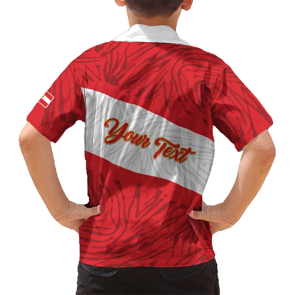Personalized Peru Inti Hawaiian Shirt 1822 Flag Stylized