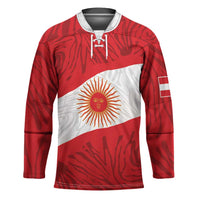 Personalized Peru Inti Hockey Jersey 1822 Flag Stylized