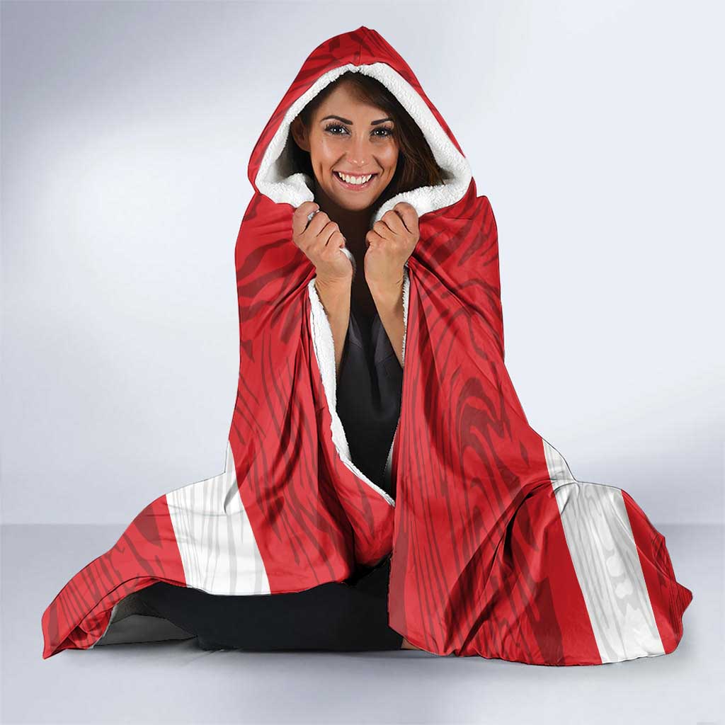 Peru Inti Hooded Blanket 1822 Flag Stylized