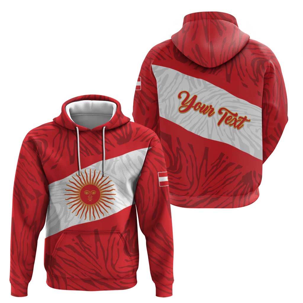 Personalized Peru Inti Hoodie 1822 Flag Stylized
