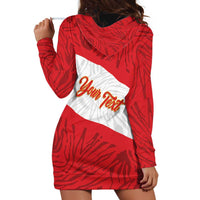 Personalized Peru Inti Hoodie Dress 1822 Flag Stylized