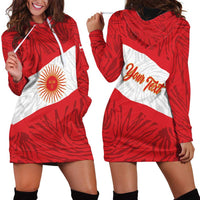 Personalized Peru Inti Hoodie Dress 1822 Flag Stylized