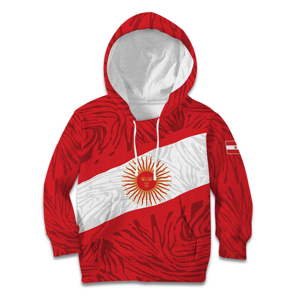 Personalized Peru Inti Kid Hoodie 1822 Flag Stylized