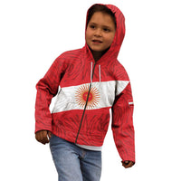 Personalized Peru Inti Kid Hoodie 1822 Flag Stylized