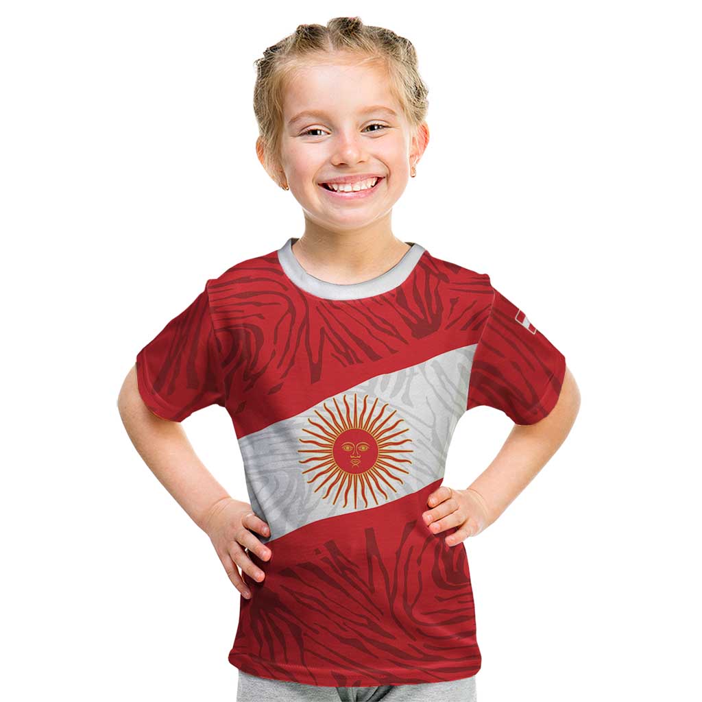 Personalized Peru Inti Kid T Shirt 1822 Flag Stylized