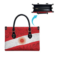 Peru Inti Leather Bag 1822 Flag Stylized