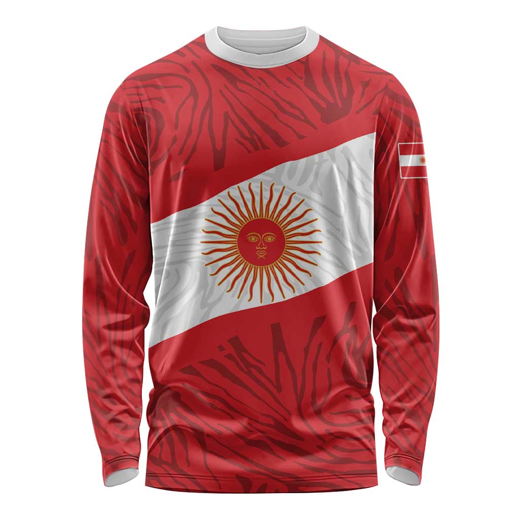 Personalized Peru Inti Long Sleeve Shirt 1822 Flag Stylized