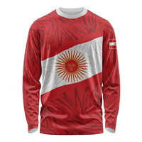 Personalized Peru Inti Long Sleeve Shirt 1822 Flag Stylized
