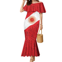 Personalized Peru Inti Mermaid Dress 1822 Flag Stylized
