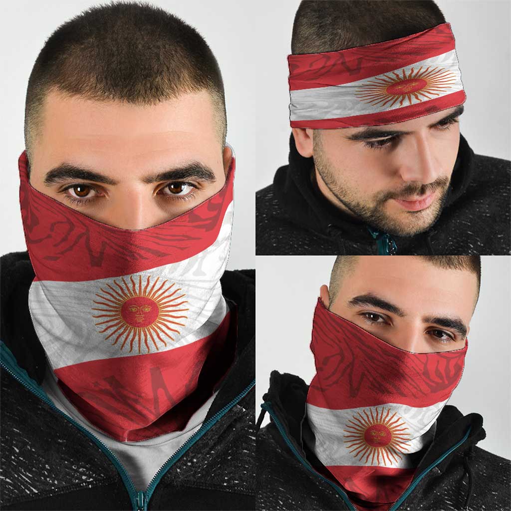 Peru Inti Neck Gaiter 1822 Flag Stylized