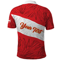 Personalized Peru Inti Polo Shirt 1822 Flag Stylized