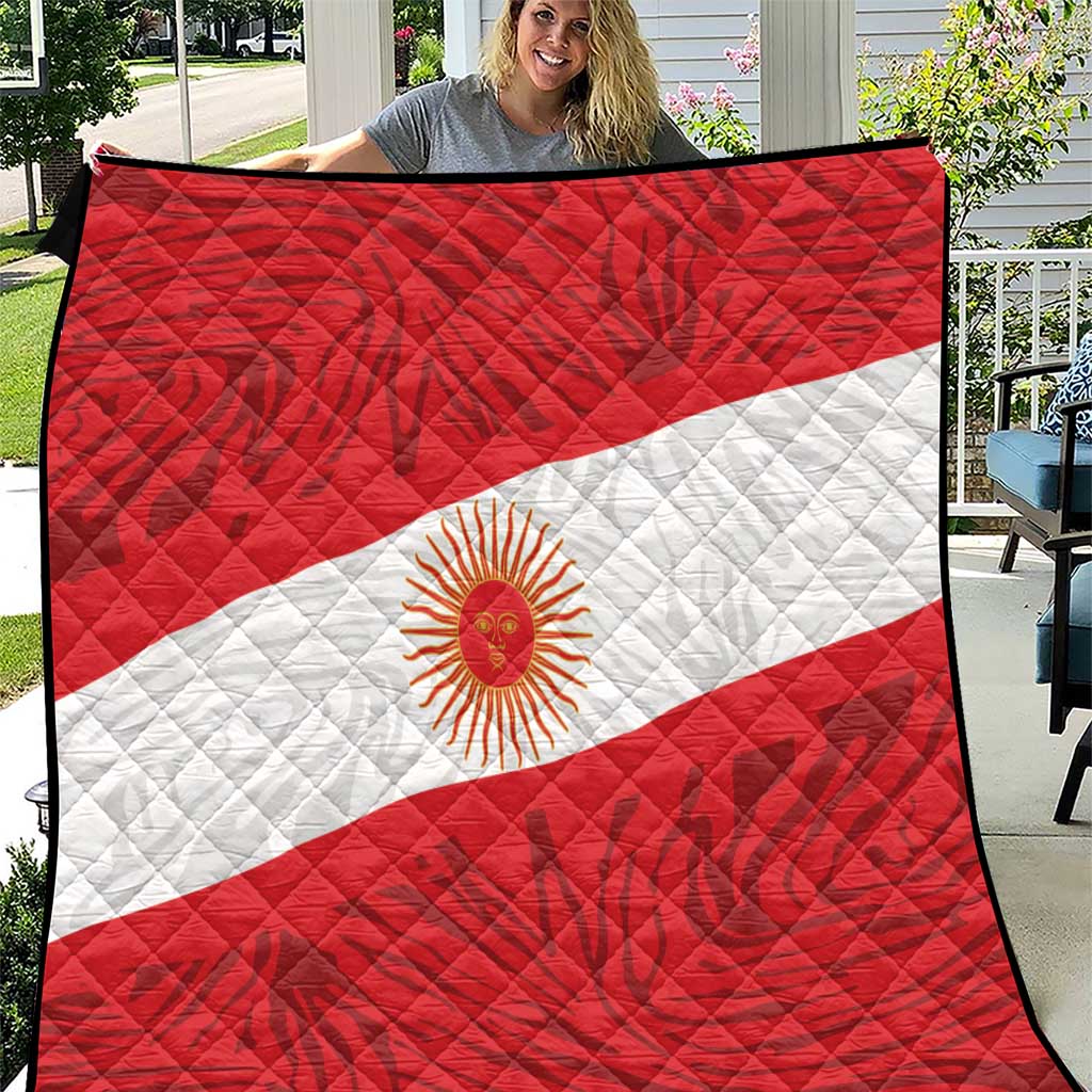 Peru Inti Quilt 1822 Flag Stylized
