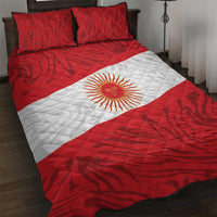 Peru Inti Quilt Bed Set 1822 Flag Stylized