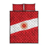 Peru Inti Quilt Bed Set 1822 Flag Stylized
