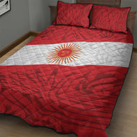 Peru Inti Quilt Bed Set 1822 Flag Stylized
