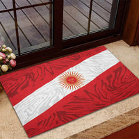 Peru Inti Rubber Doormat 1822 Flag Stylized