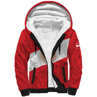 Personalized Peru Inti Sherpa Hoodie 1822 Flag Stylized