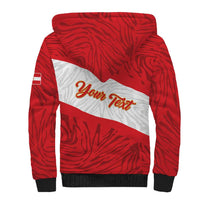 Personalized Peru Inti Sherpa Hoodie 1822 Flag Stylized