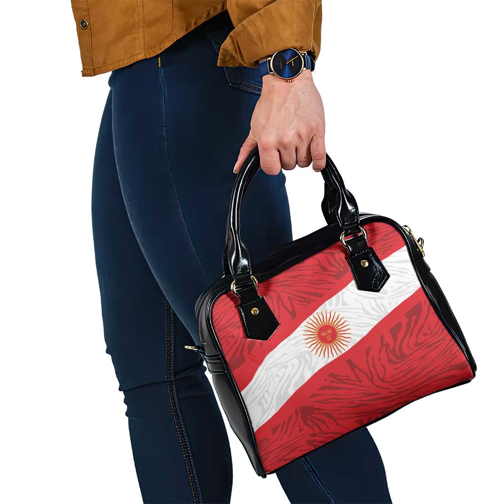 Peru Inti Shoulder Handbag 1822 Flag Stylized