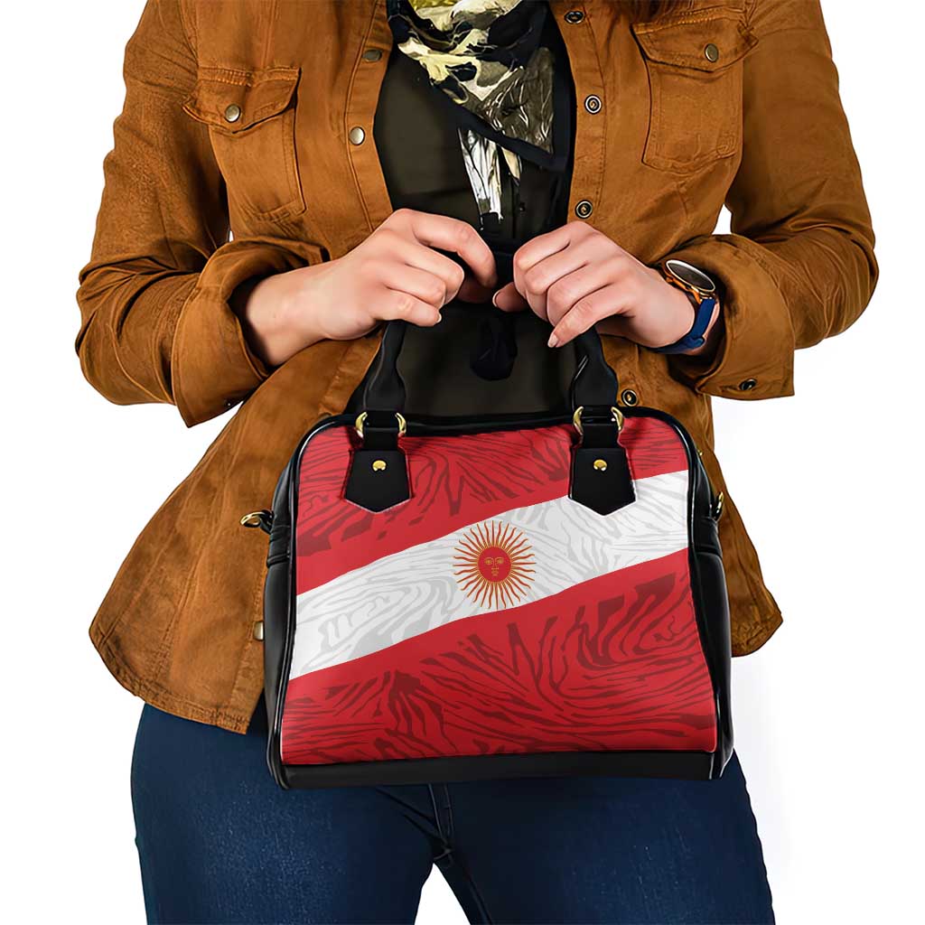 Peru Inti Shoulder Handbag 1822 Flag Stylized