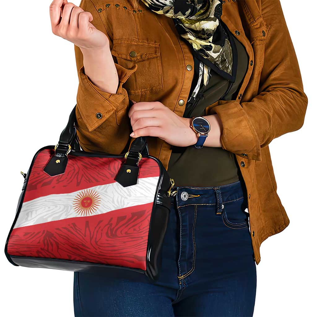 Peru Inti Shoulder Handbag 1822 Flag Stylized