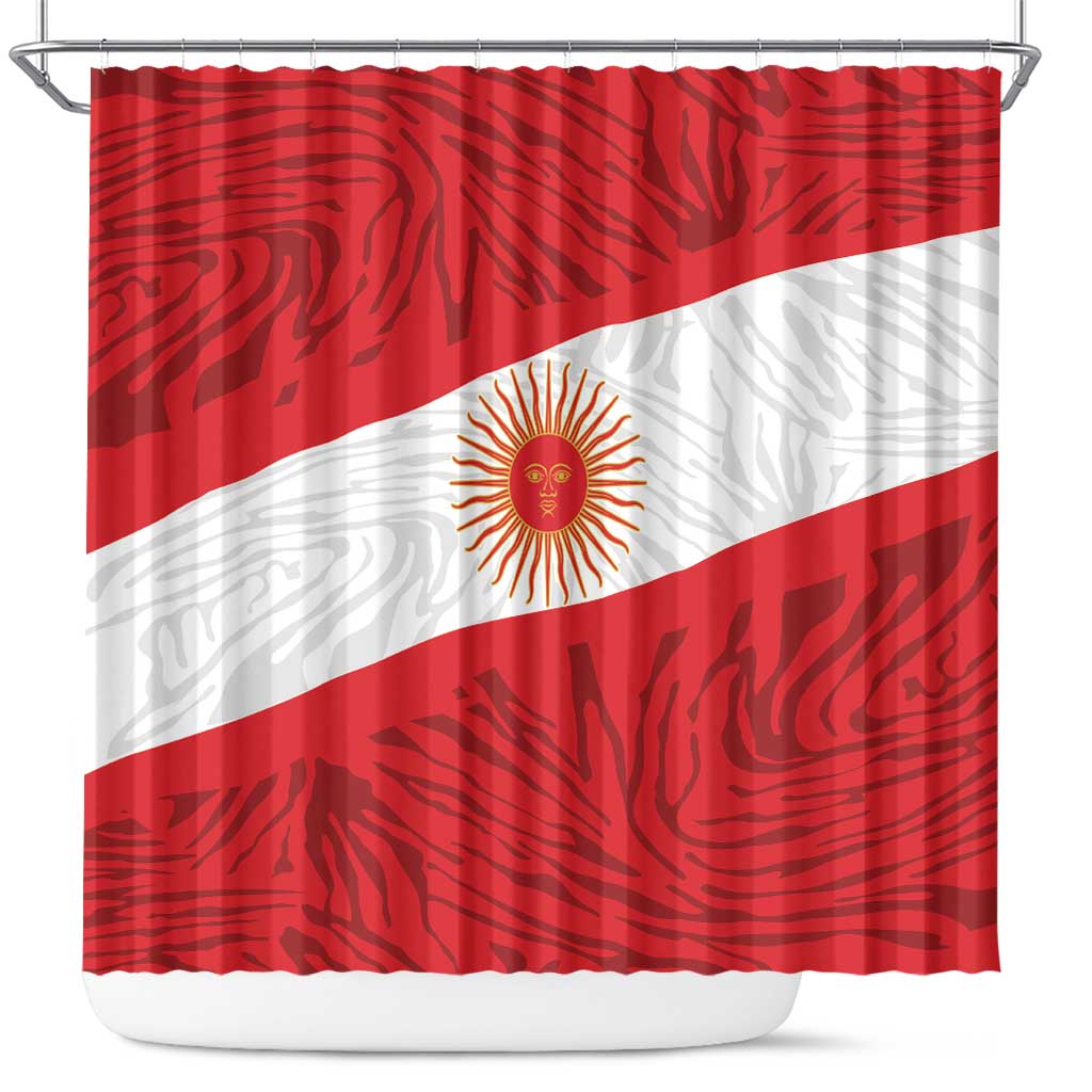 Peru Inti Shower Curtain 1822 Flag Stylized