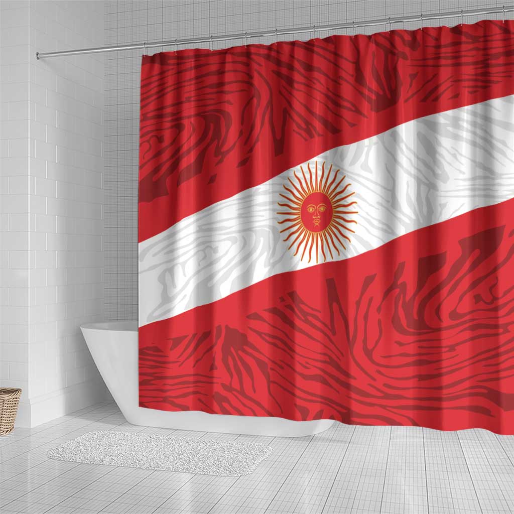 Peru Inti Shower Curtain 1822 Flag Stylized