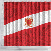 Peru Inti Shower Curtain 1822 Flag Stylized