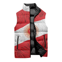 Personalized Peru Inti Sleeveless Puffer Jacket 1822 Flag Stylized